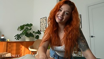 Sinatra Monroe'S Big Ass And Skills With A Mouth Are On Display In This Video.